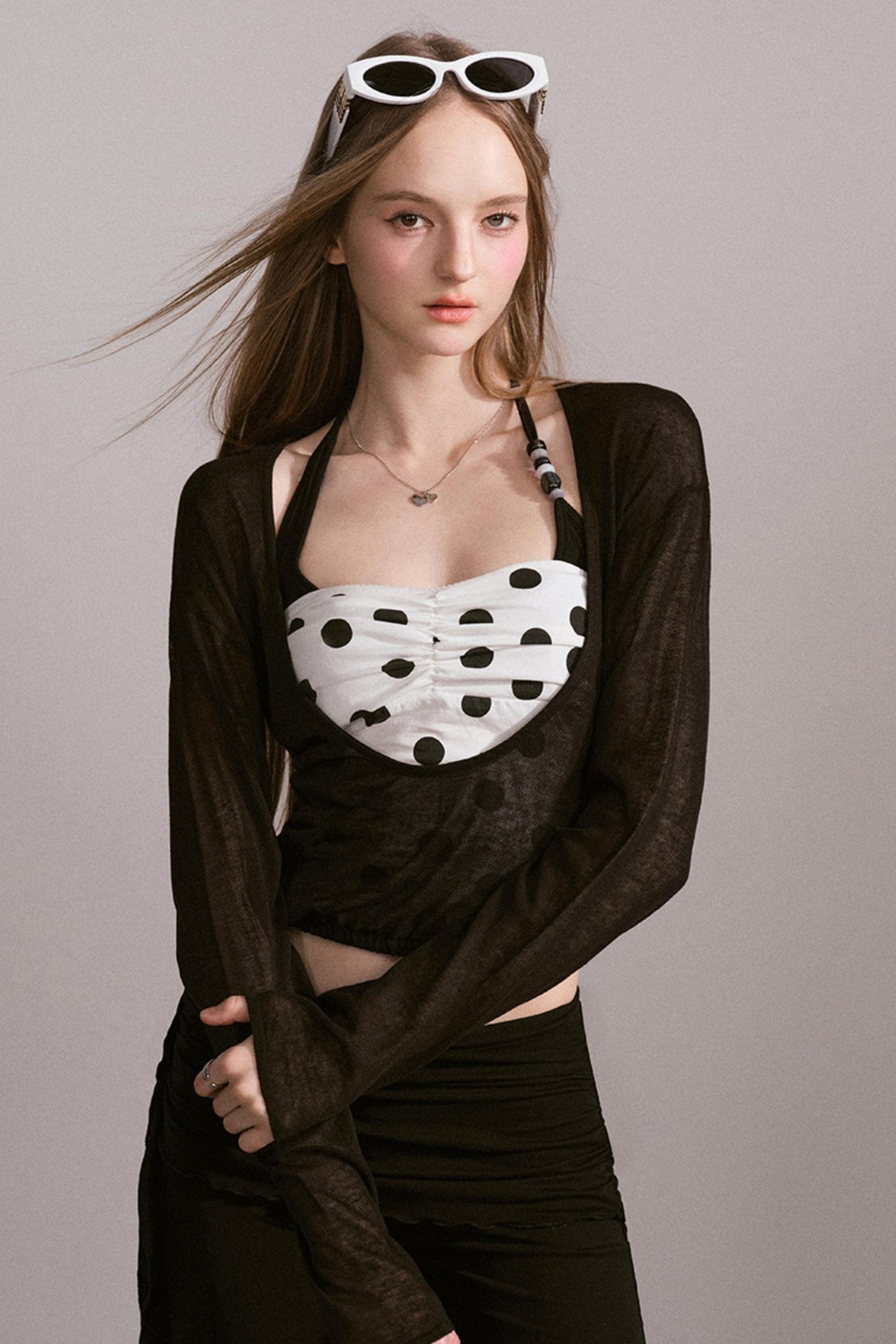 Waist Detail Two-Piece Style Camisole Set-Up