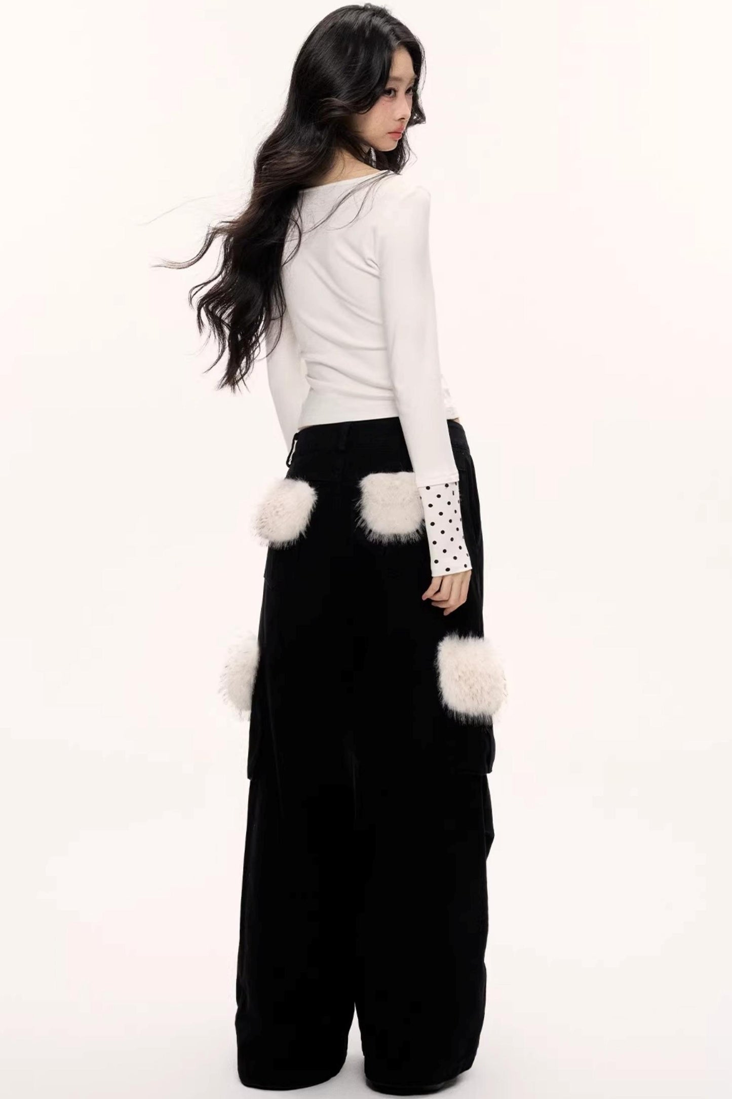 Dark Night Wide-Leg Pants