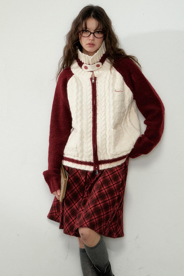 Retro Christmas Baseball Jacket