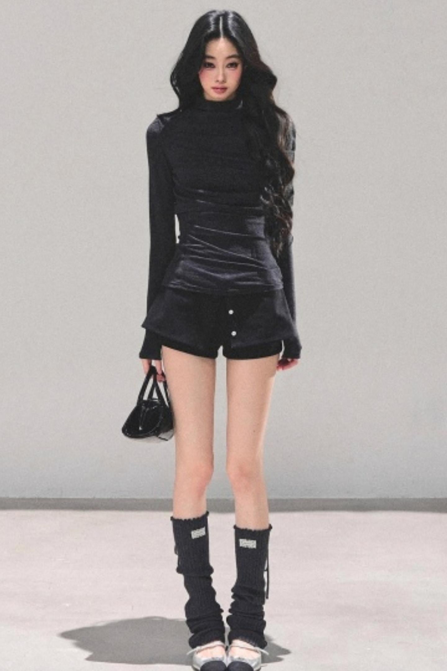 Silent Echoes Gray Top