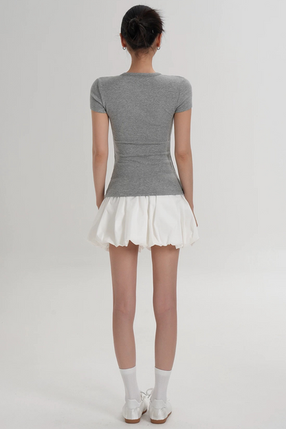 Elegant Wool Waist-Slimming Top