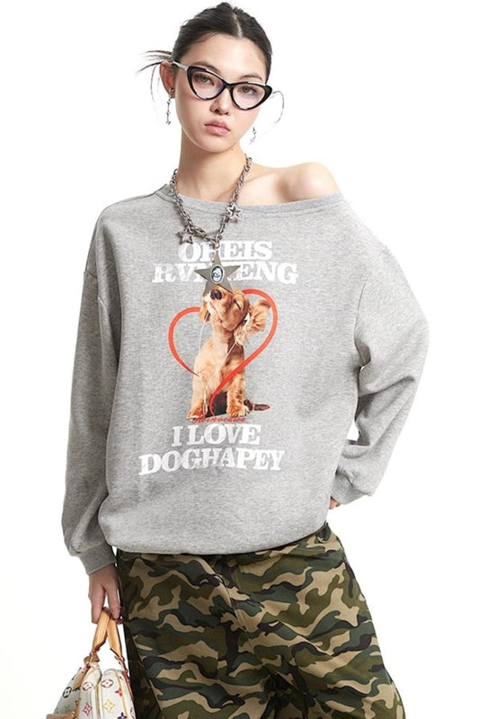 Vintage Lazy Sweatshirt