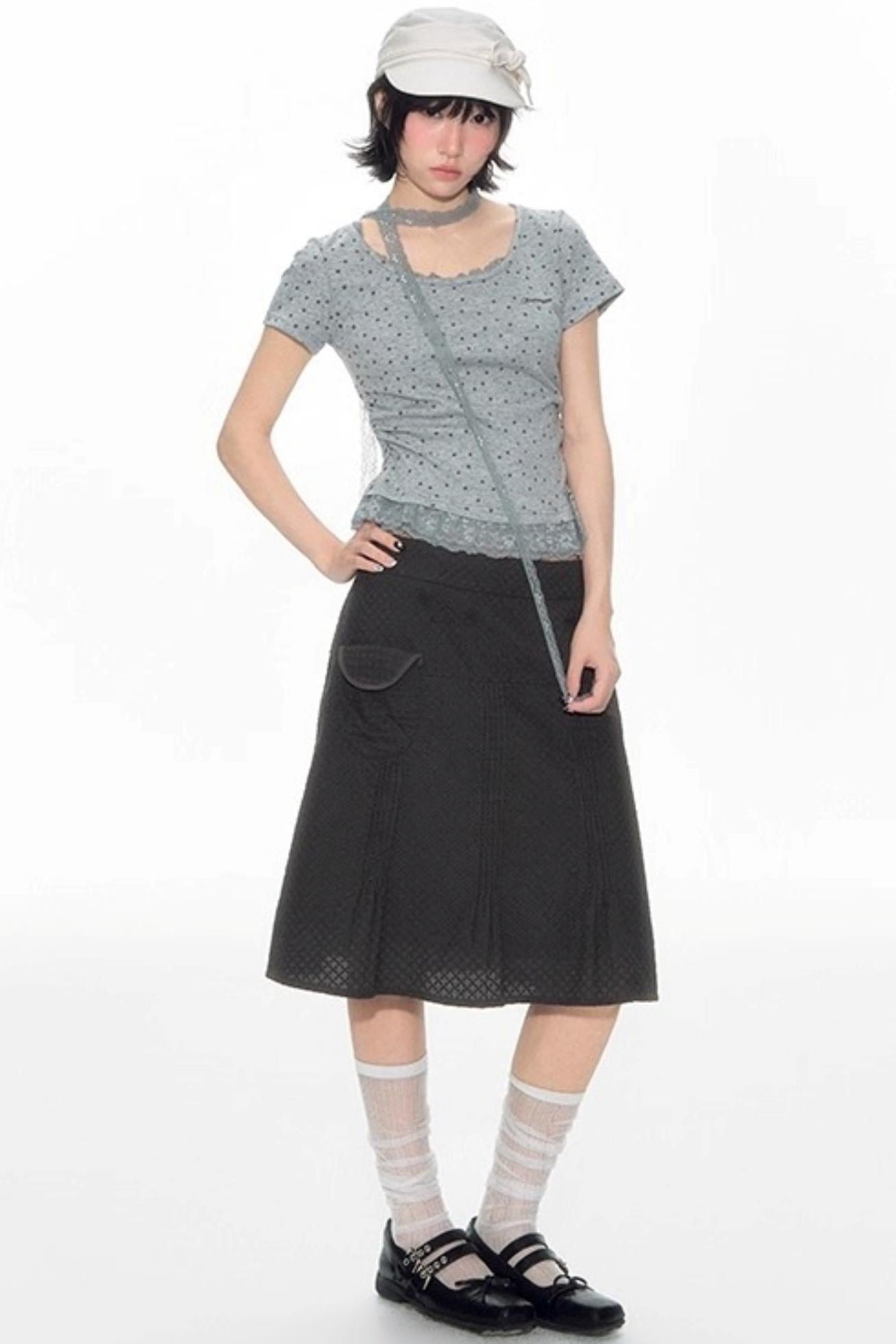 Star Lace Sweet Shirt