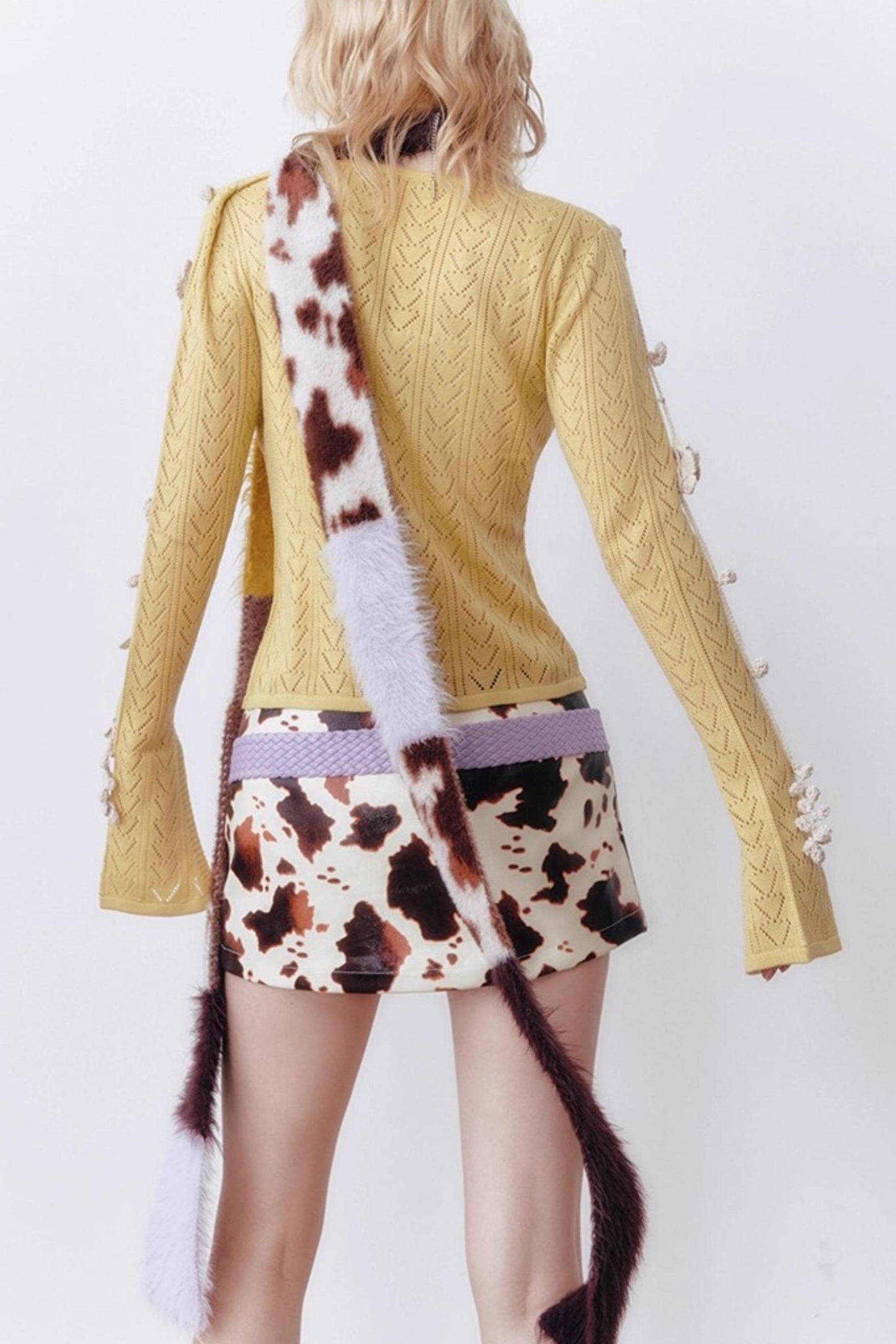 Wool Flower Cardigan