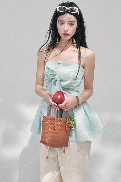 Whisper of Blues Babydoll Top