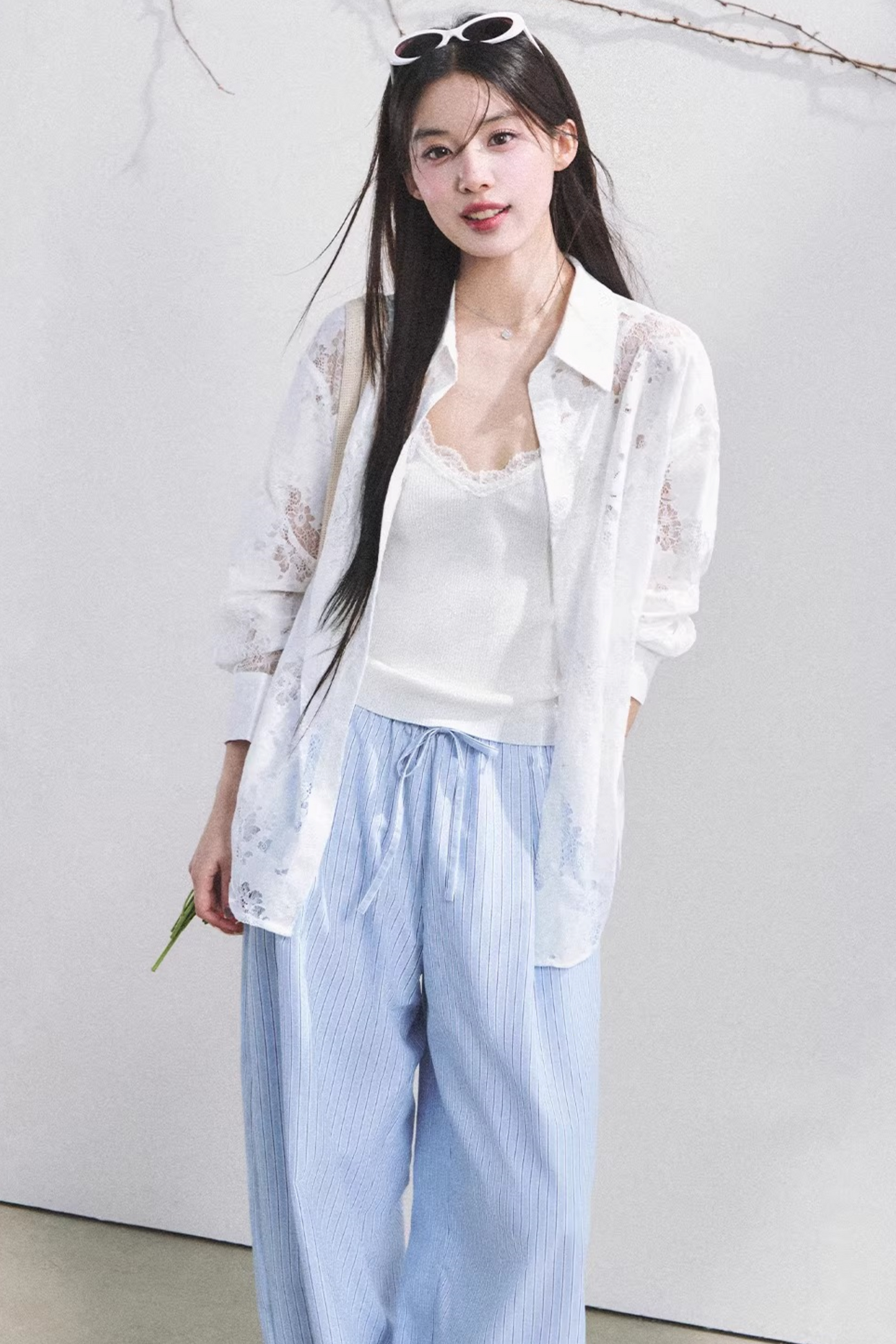 French Love Lace Shirt