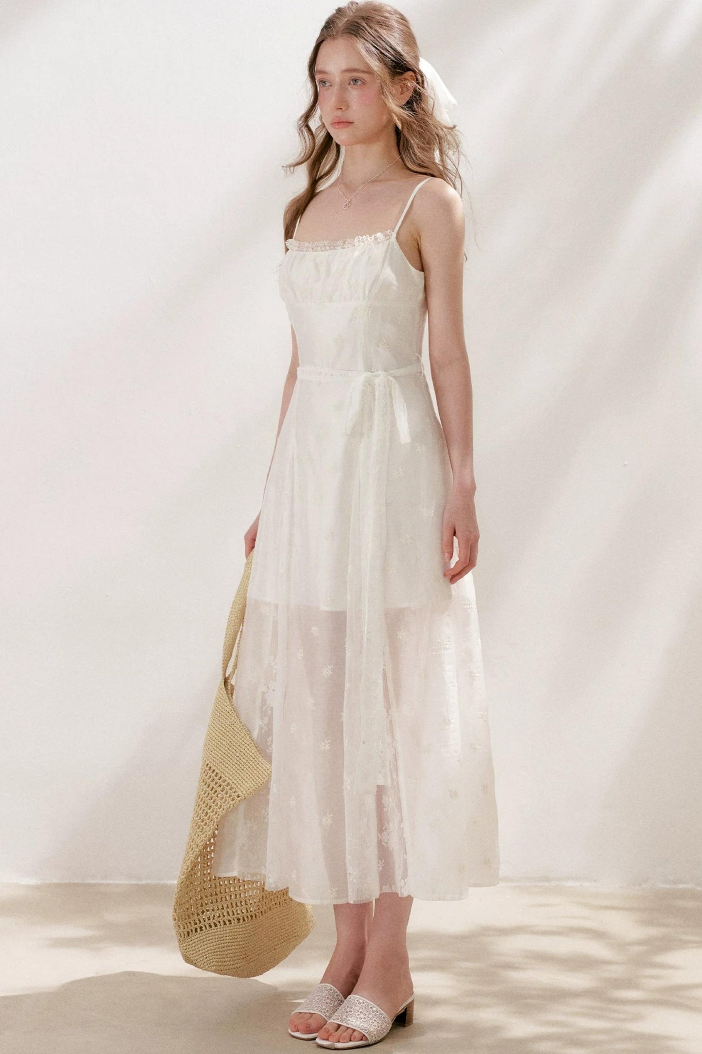 Lyocell Lace Embroidery Dress