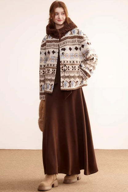 German Velvet Ruffle Dress