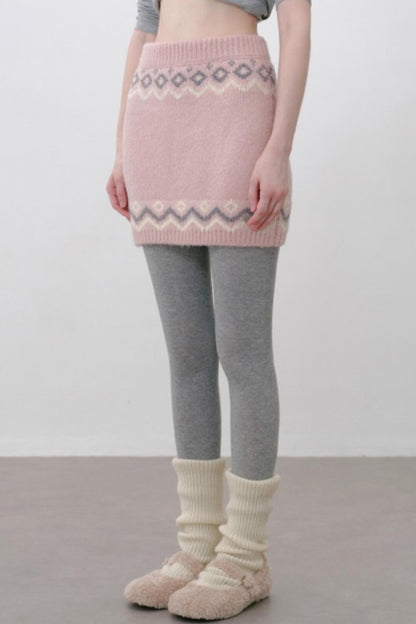 Winter Fair Island Knitted Skirt