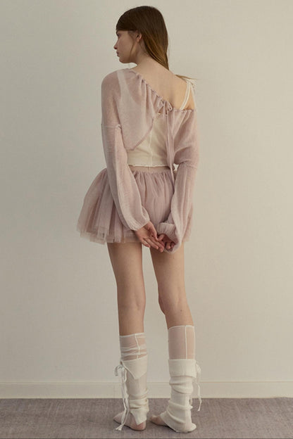 Pink Duo One-piece Pants Set-Up