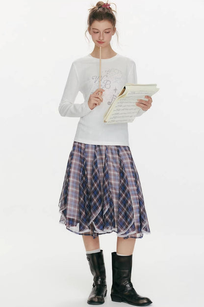 Berry Waltz Printed Thin T-Shirt