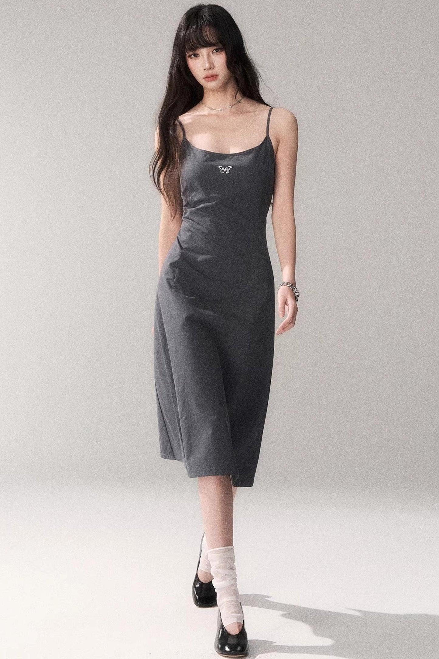 Retro Cotton A-Line Dress