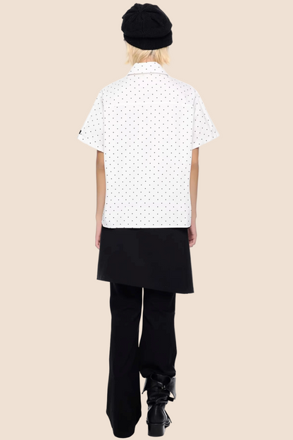 French Design Polka Dot Blouse