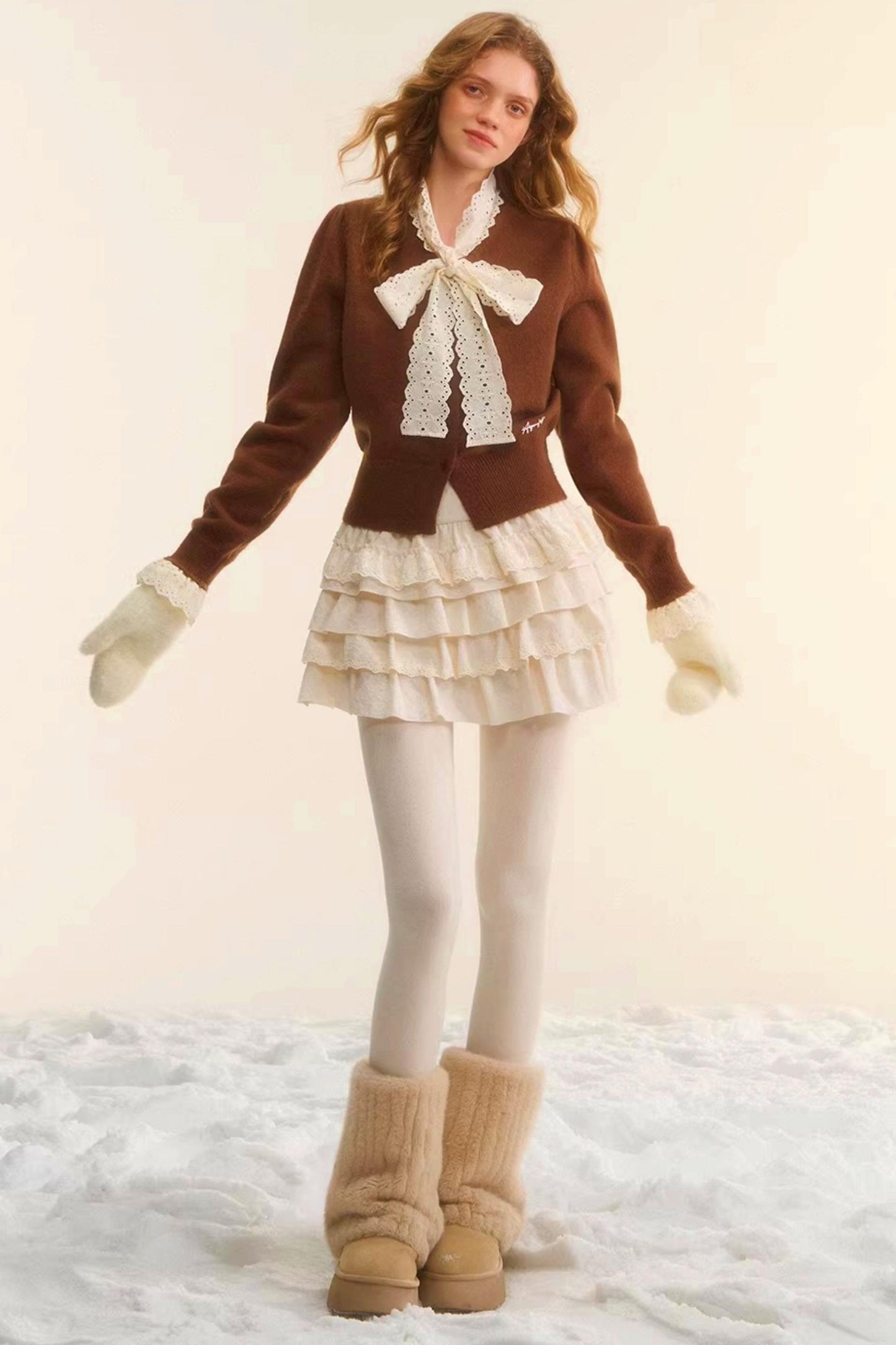 French Lace Retro Skirt