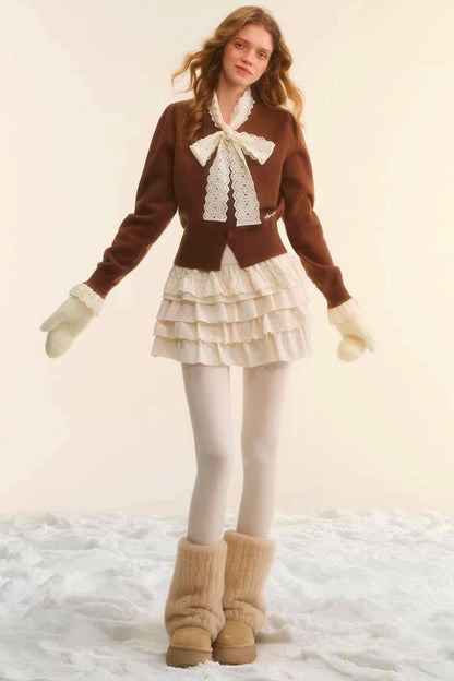 French Lace Retro Skirt