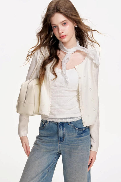 Sunlight Whisper Wool Cardigan