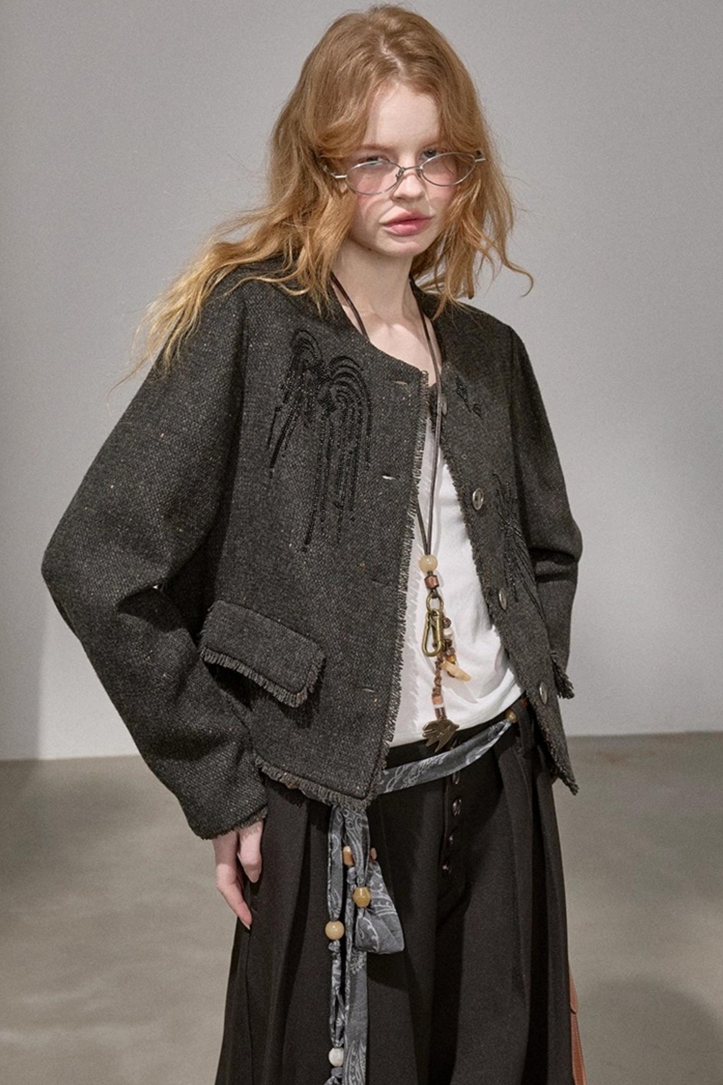 Bead-Embroidered Fireworks Jacket