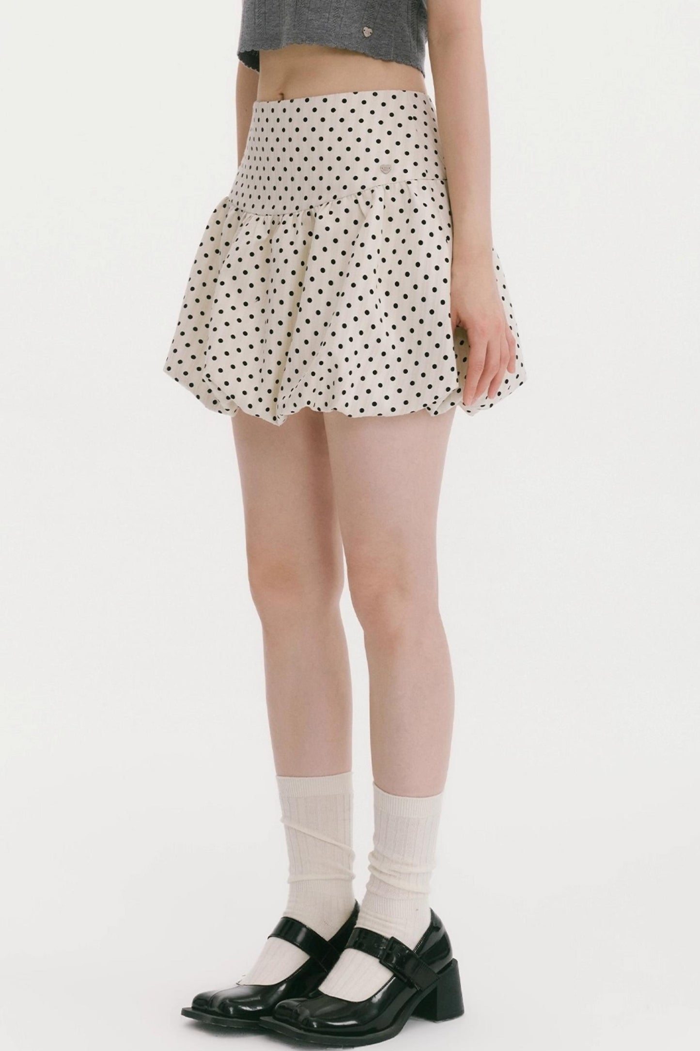 Night Lily Polka Dot Skirt