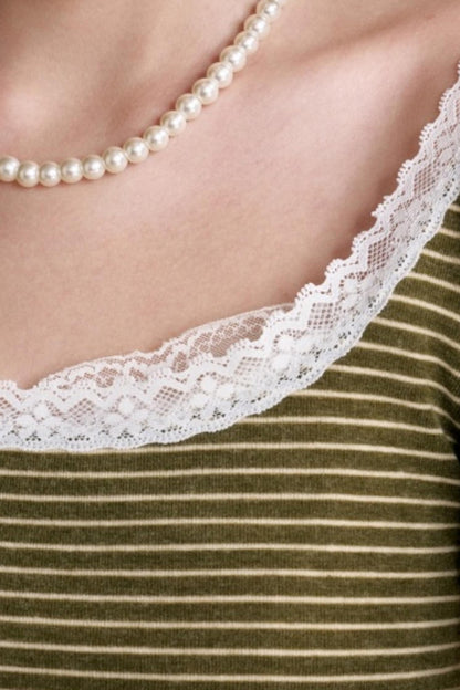 Romantic Lace Patchwork Top