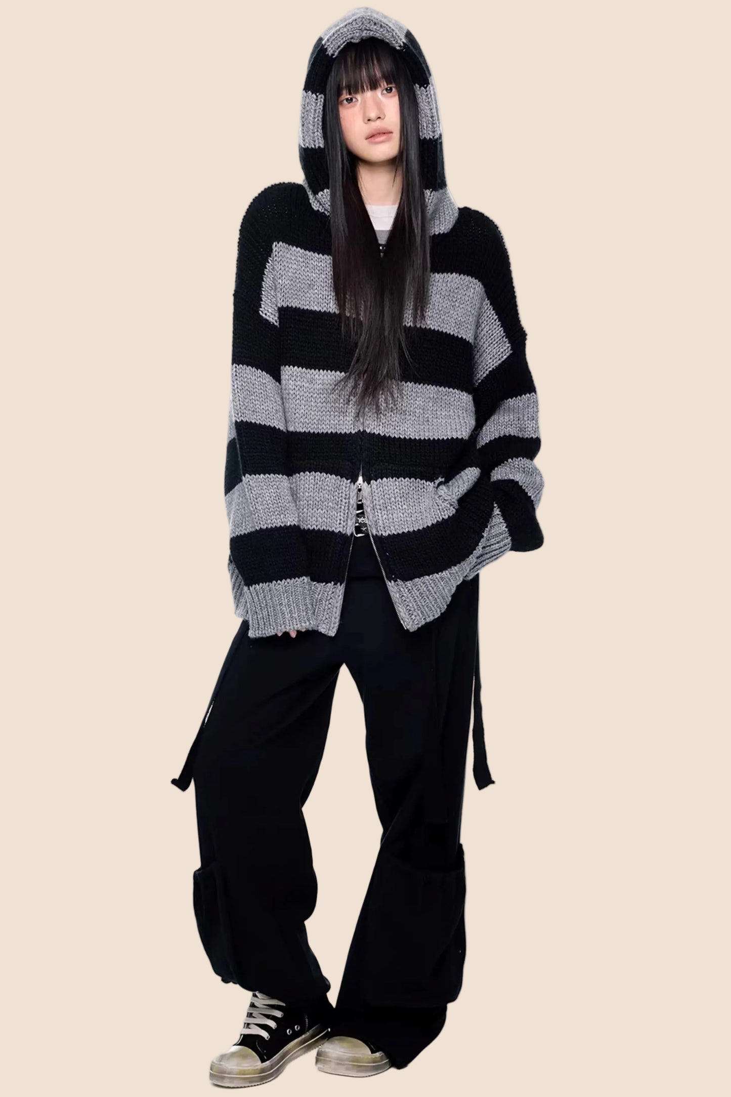 Vintage Drapey Wide-Leg Pants