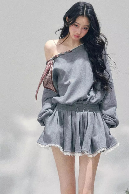 Spitzen-Ein-Schulter-Kleid