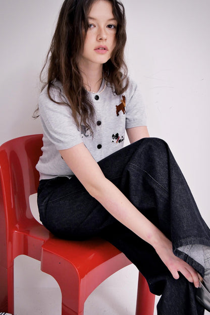 Playful Puppy Cardigan