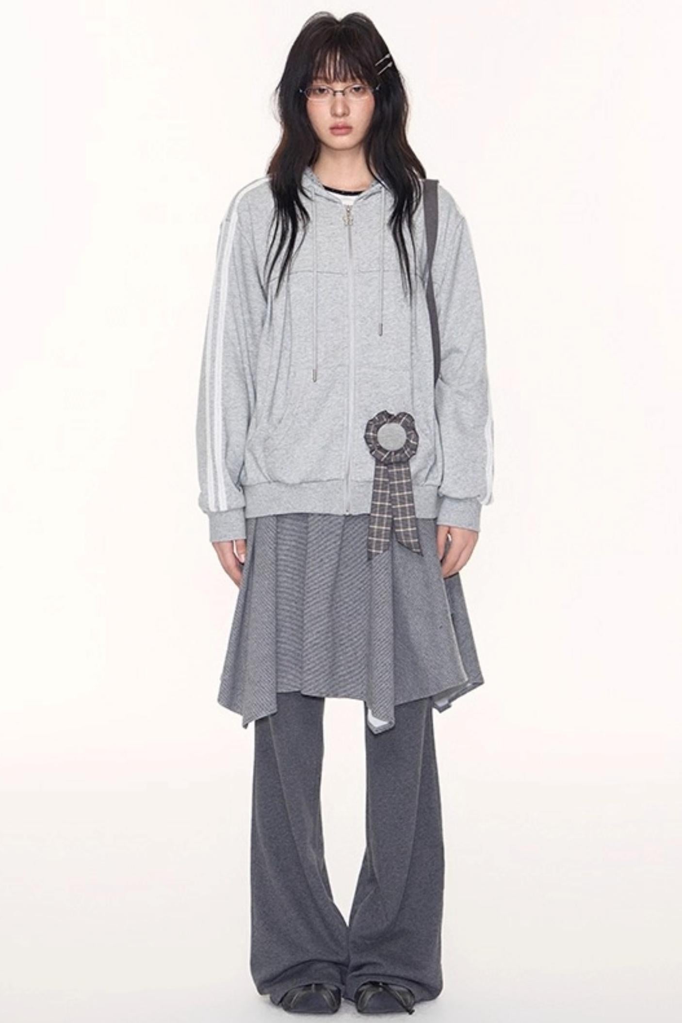 Striped Long Sleeve Top Set-Up