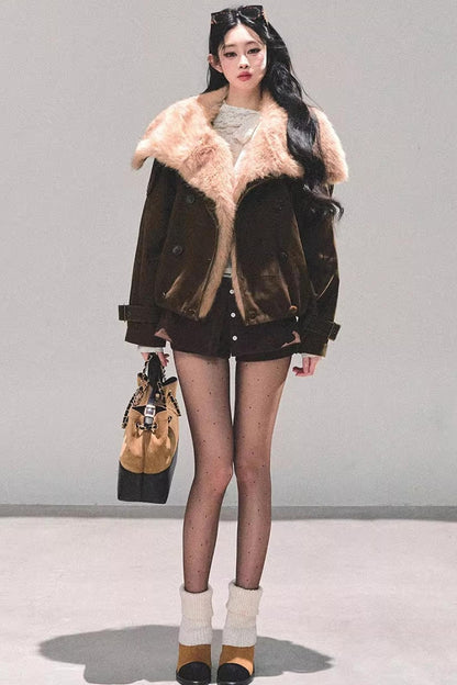 Black and White Lace Top