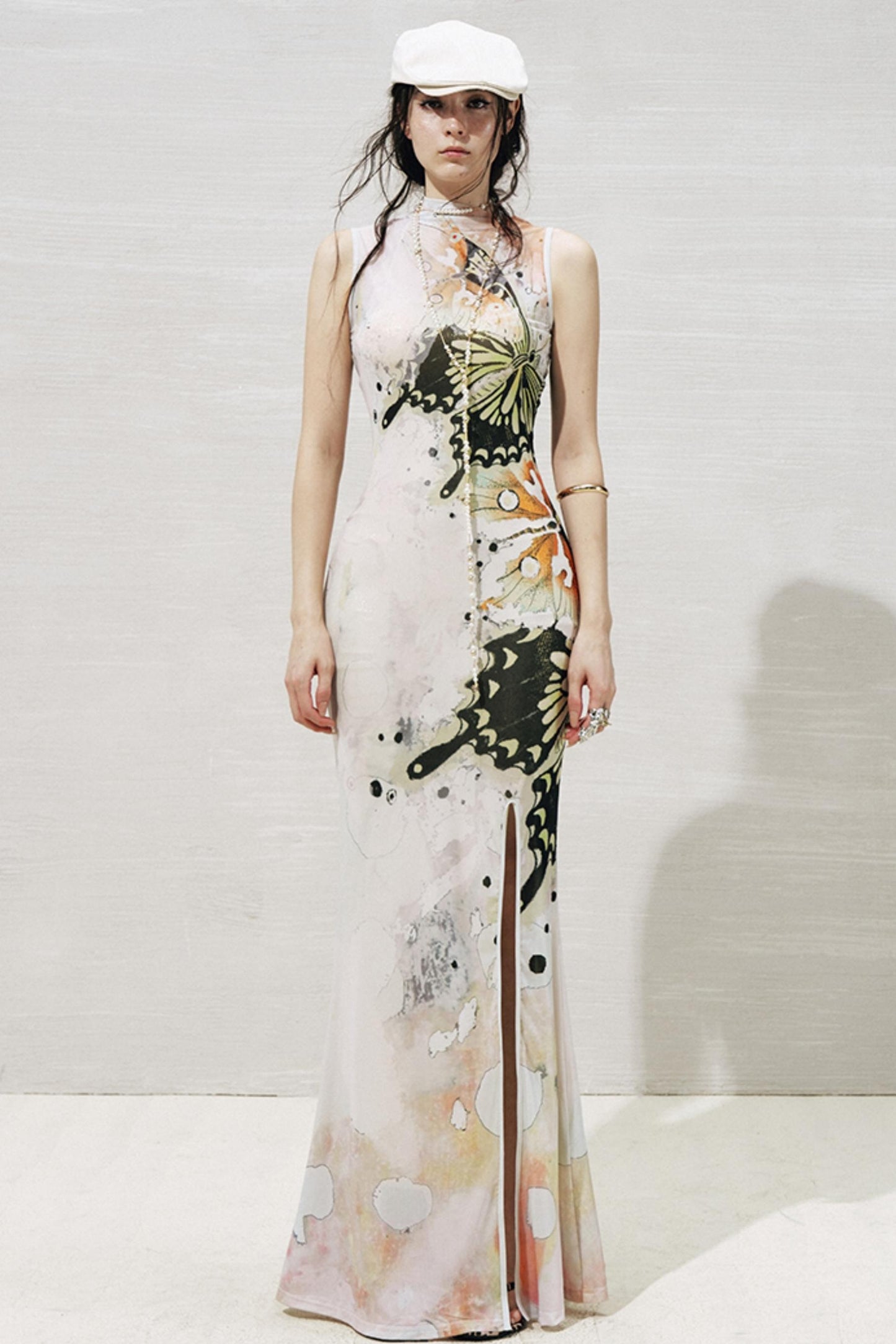 Slit Two-Piece Dress