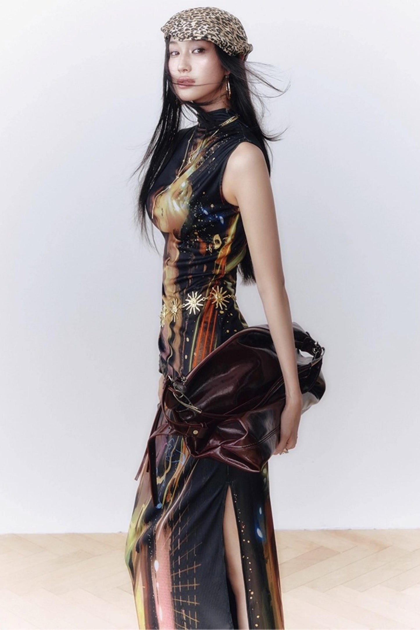 Night City Cheongsam Dress