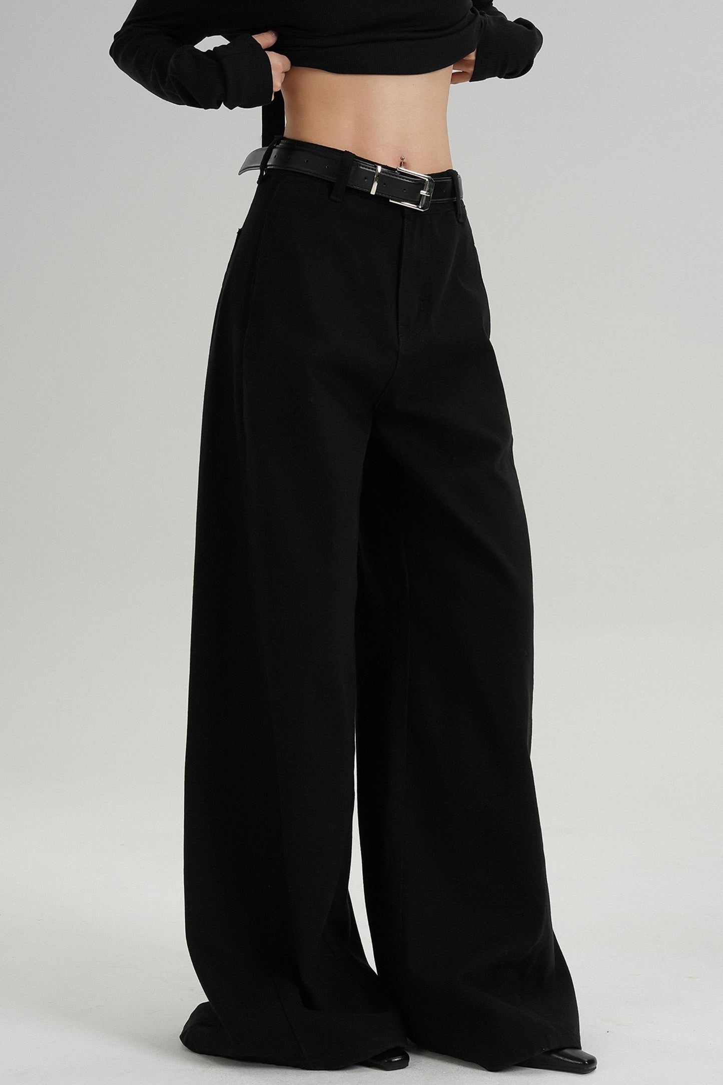 Floor-length Wide-leg Pants