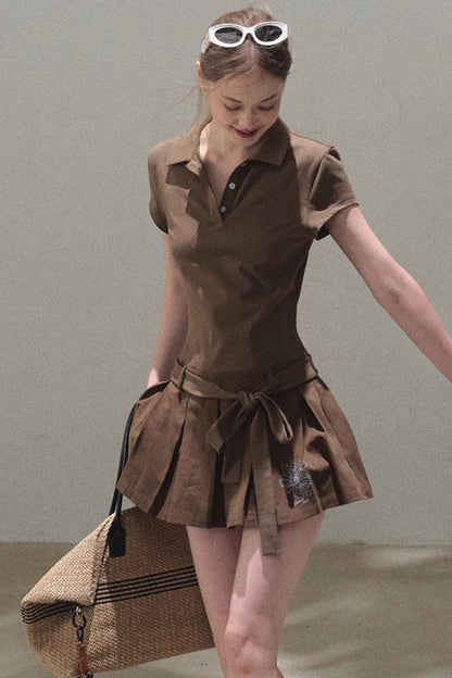 Cool Cotton Polo Skirt Set-Up