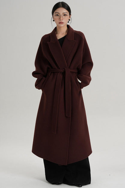Minimalist Wool Long Jacket