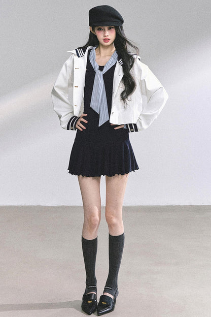 American Autumn Waist Slimming Dress