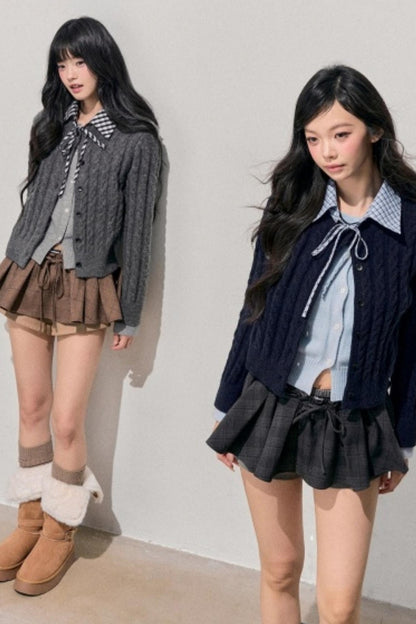 Twilight Twist Knit Cardigan