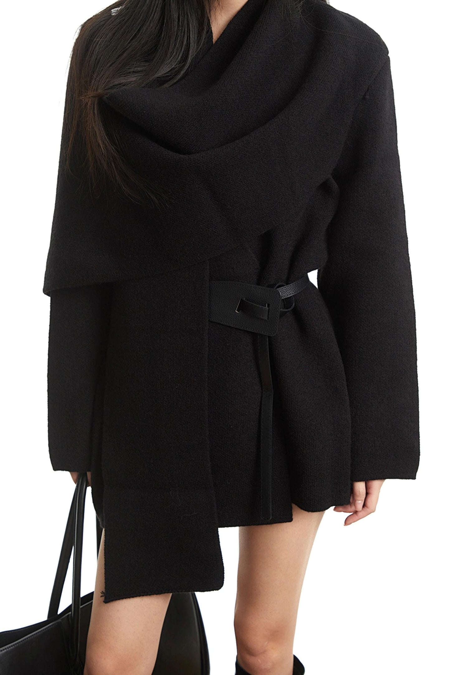 Korean Long Sleeve Knit Sweater Jacket