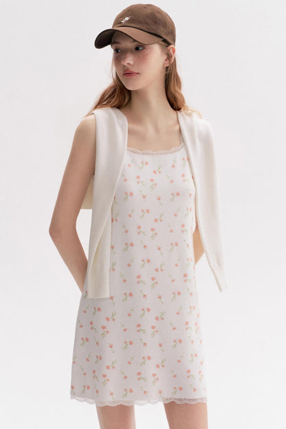 Daisy Whisper Knit Vest Dress