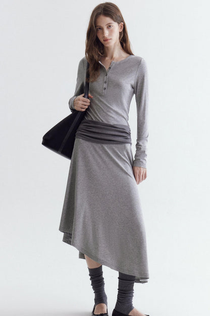 Tencel Wool Irregular Dress