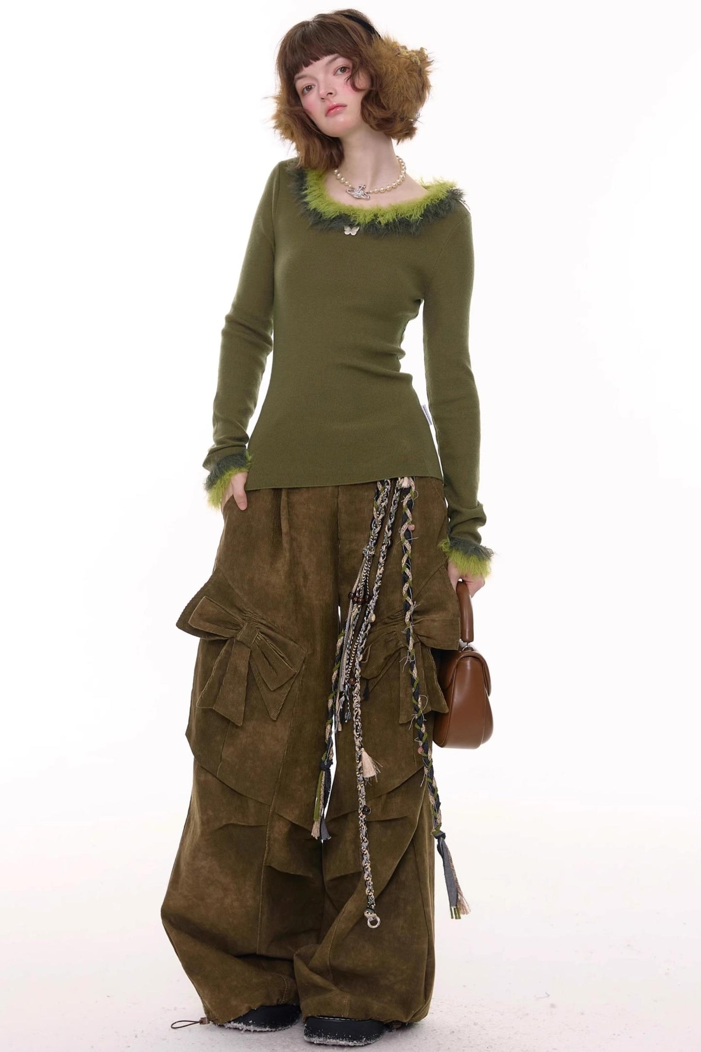 American Retro Knitted Sweater