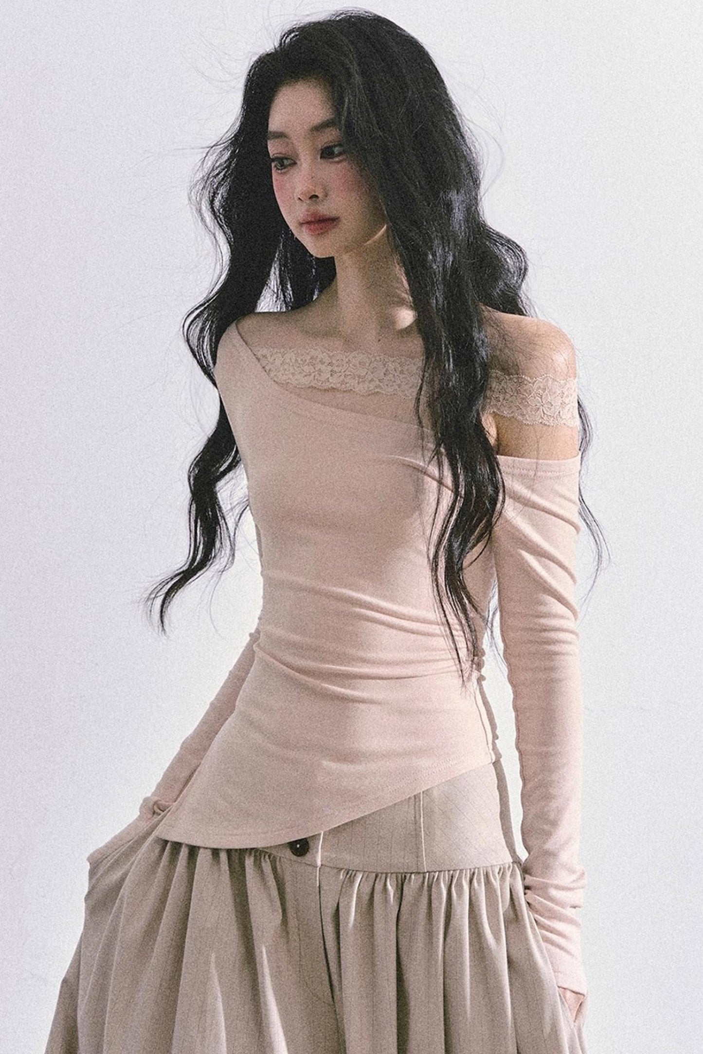 Barbaric Lace Off-the-Shoulder Top