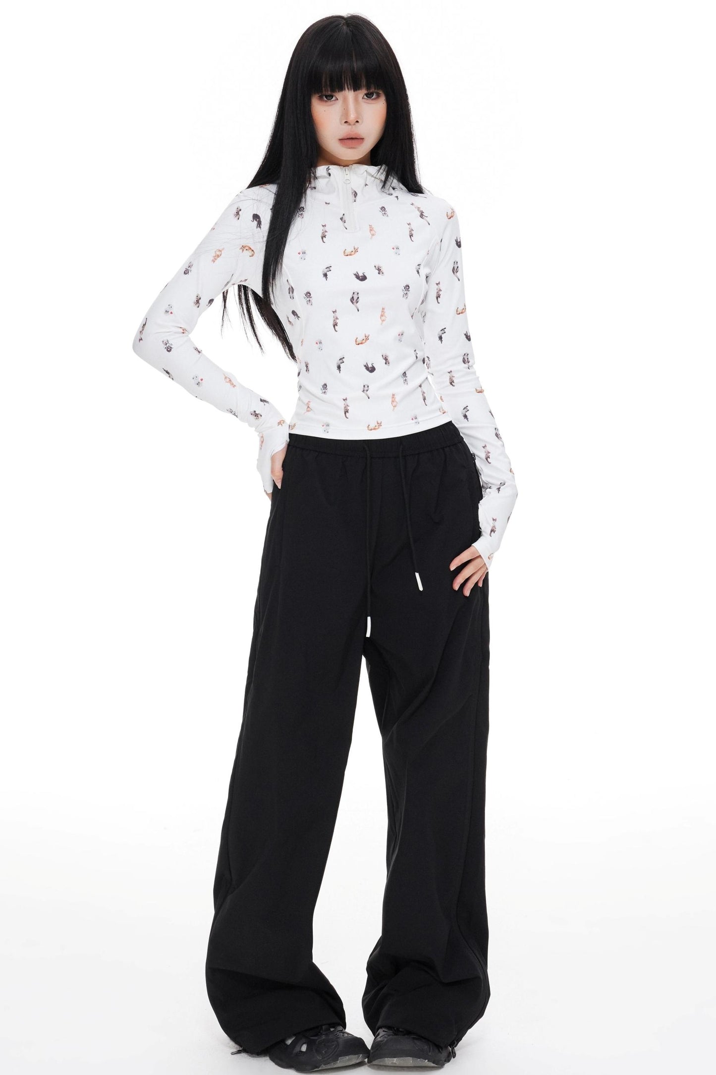 Slimming Hooded Base Shirt