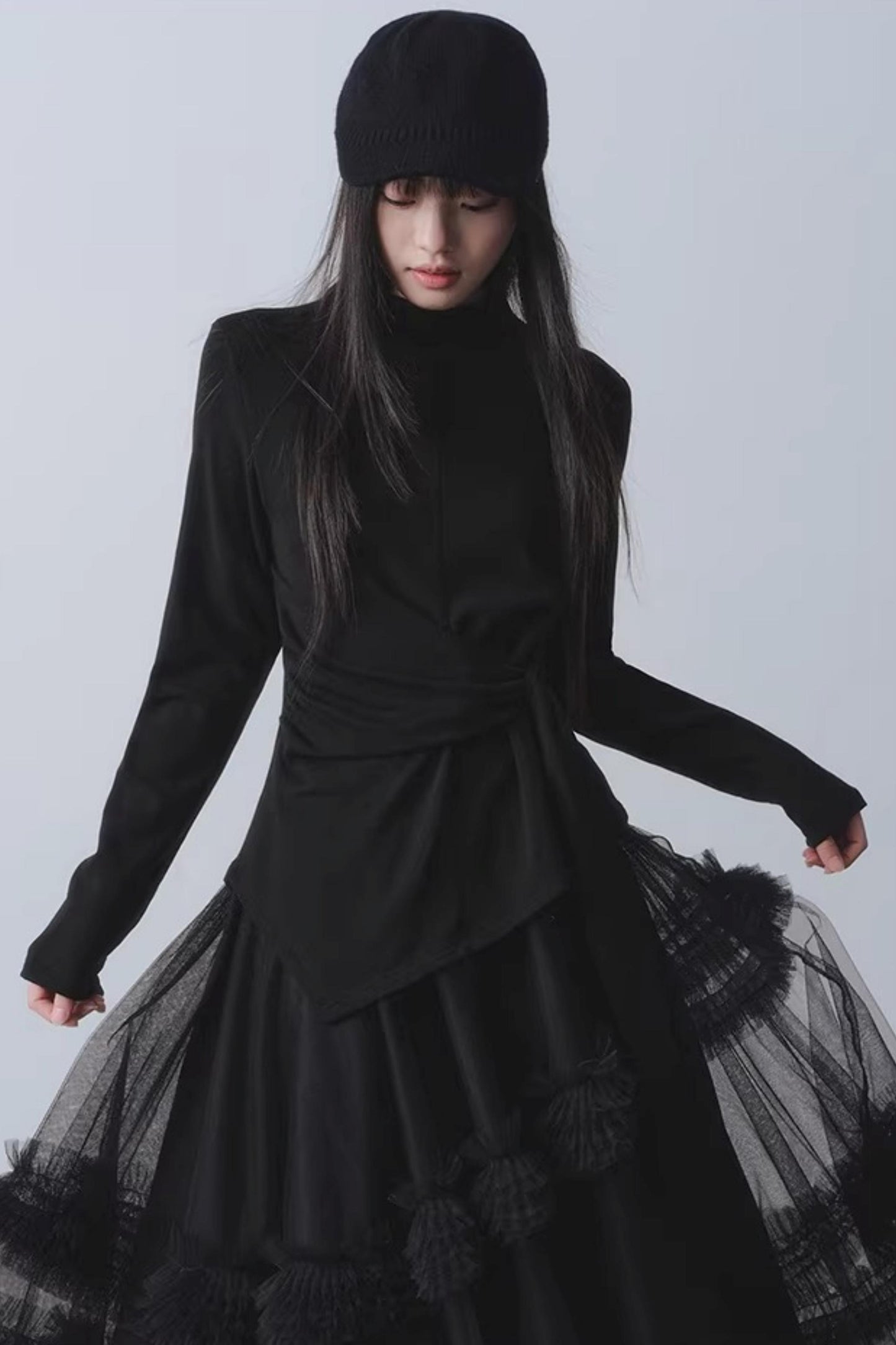 Black Alocasia Base Layer Top