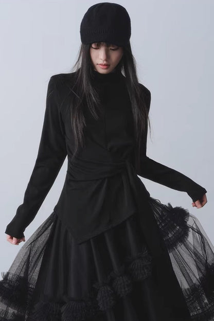 Black Alocasia Base Layer Top