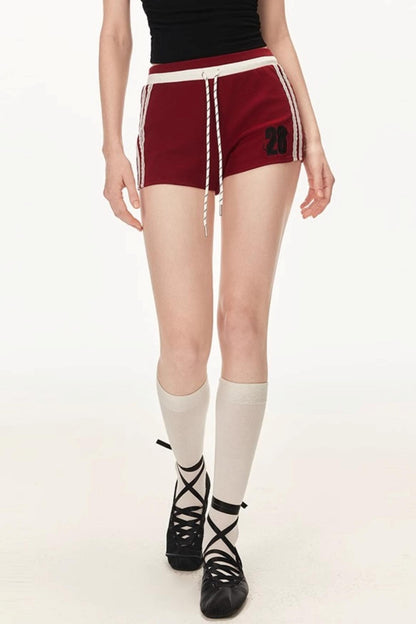 Embroidered College Shorts