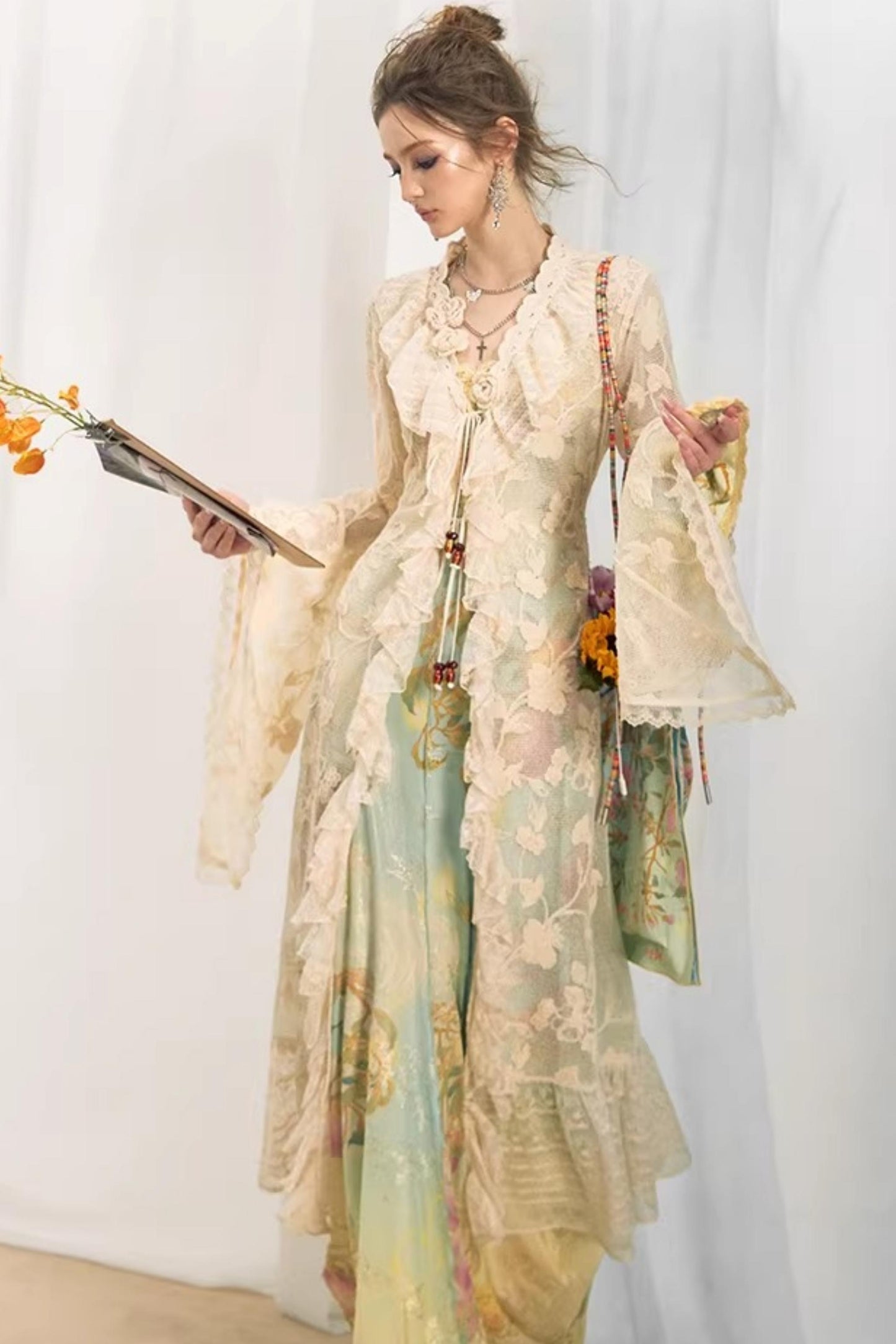 Spicy Girl Embroidered Knit Dress