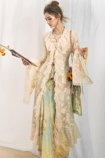 Spicy Girl Embroidered Knit Dress