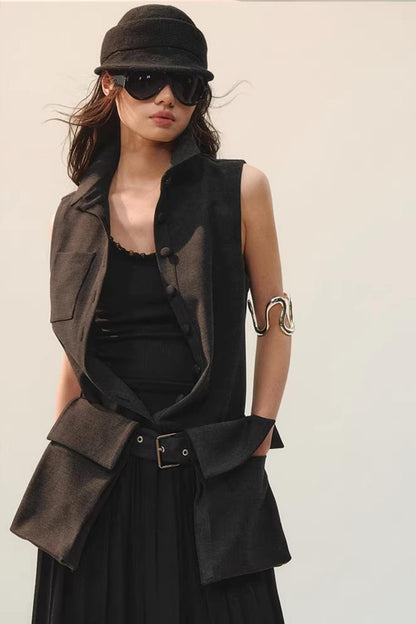 Ink Tone Rhythm Dress