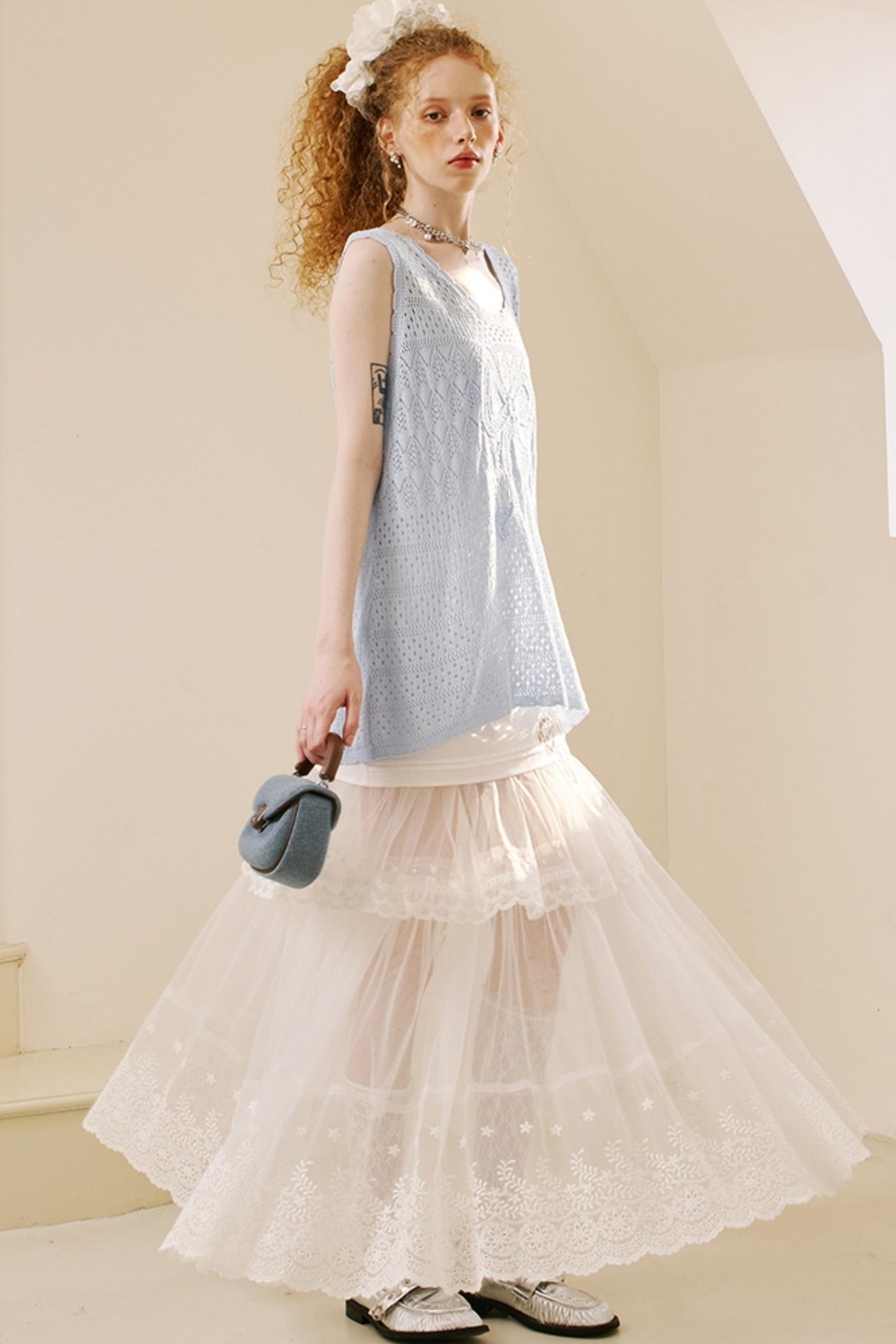 Chic Crochet Knit Top