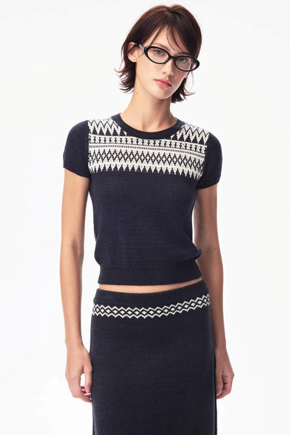 Wool Fair Isle Knit Set-Up