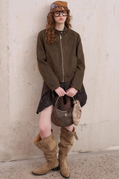 Leopard Flight Jacket